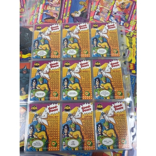 14 - 3 complete base sets of trading cards: Bone by Comics Images, 1994 (#1-90), Toxic Crusaders by Topps... 