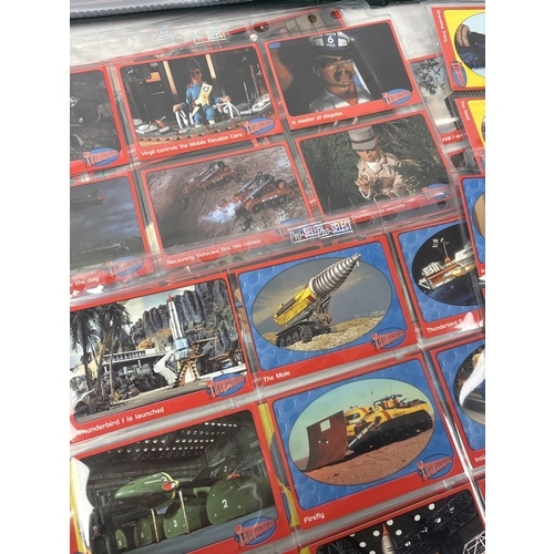 30 - Collection of 3 complete base sets of Gerry Anderson related trading cards: Thunderbirds IR (USA Ver... 