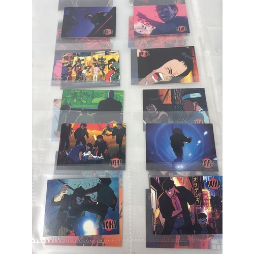 31 - Complete base set of Akira the Movie trading cards (#1-100) by Cornerstone, 1994.