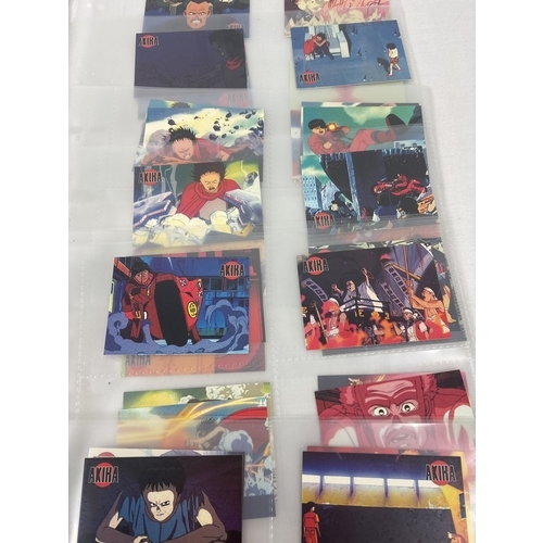 31 - Complete base set of Akira the Movie trading cards (#1-100) by Cornerstone, 1994.