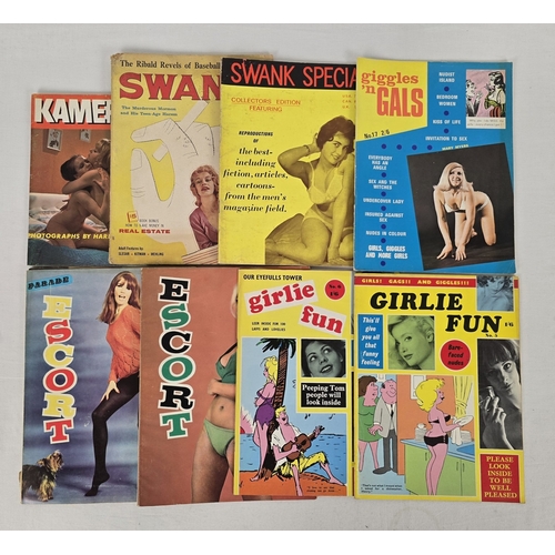304 - 8 assorted vintage 1960's adult erotic/glamour magazines to include No. 1 issue of Kamer by Harrison... 