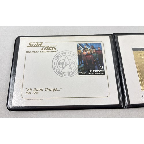 13 - A signed 1979 Star Trek Captain Kirk's Mission trading card. Signed and numbered by William Shatner ... 