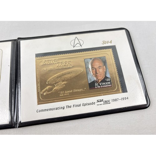 13 - A signed 1979 Star Trek Captain Kirk's Mission trading card. Signed and numbered by William Shatner ... 