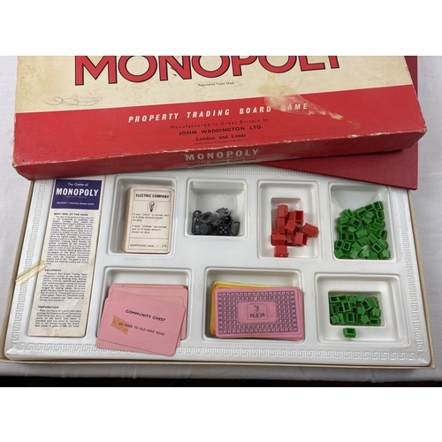 41 - 5 boxed board games. 2 x 1970's Monopoly; 1960's monopoly; Scrabble and Wind In The Willows. Animal ... 
