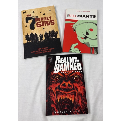 157 - 3 softcover graphic novels. The 7 Deadly Sins #1-6 by Tze Chun & illustrated by Artyom Trakhanov fro... 