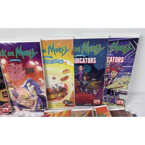 220 - 71 assorted Rick and Morty comic books by Oni Press, 2015. Comprising of issues #2, #8-58, Comic Boo... 