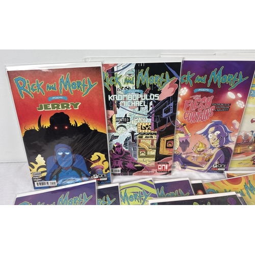 220 - 71 assorted Rick and Morty comic books by Oni Press, 2015. Comprising of issues #2, #8-58, Comic Boo... 