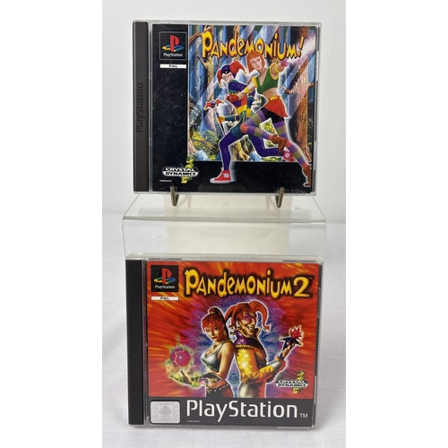122 - Pandemonium & Pandemonium 2 - PlayStation 1 PS1 games. Both complete with manuals and no damage to c... 