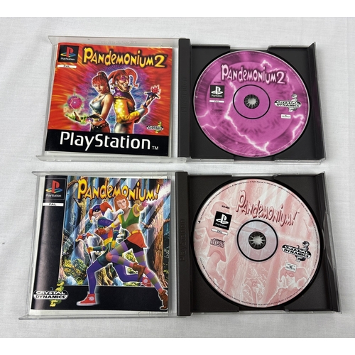 122 - Pandemonium & Pandemonium 2 - PlayStation 1 PS1 games. Both complete with manuals and no damage to c... 