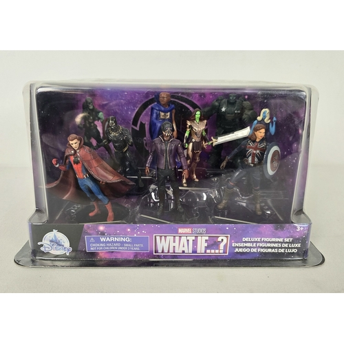 354 - Marvel Studios What If...? Deluxe Figurine Set, sealed. Comprising 9 assorted 3.5