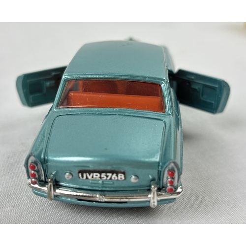 377 - 2 vintage 1960's Dinky Toys diecast cars with reproduction boxes. #127 Rolls Royce Silver Cloud III ... 