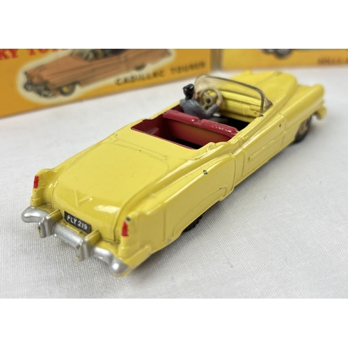 377 - 2 vintage 1960's Dinky Toys diecast cars with reproduction boxes. #127 Rolls Royce Silver Cloud III ... 
