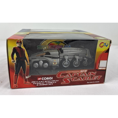 399 - Corgi twin vehicle box set from Gerry Anderson's Captain Scarlet #CC96399. Containing diecast models... 