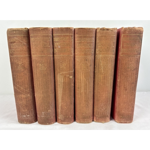 1250 - A set of 9 Harmsworth 1920's Universal Encyclopaedias, edited by J.A. Hammerton. All volumes are bou... 