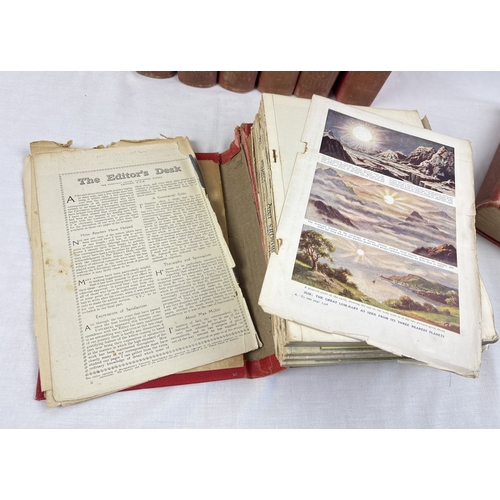 1250 - A set of 9 Harmsworth 1920's Universal Encyclopaedias, edited by J.A. Hammerton. All volumes are bou... 