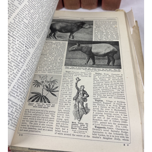 1250 - A set of 9 Harmsworth 1920's Universal Encyclopaedias, edited by J.A. Hammerton. All volumes are bou... 