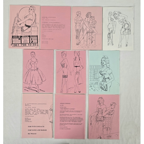 95 - 10 issues of Apron Strings, specialist fetish interest adult erotic fiction booklets from Halycon. C... 