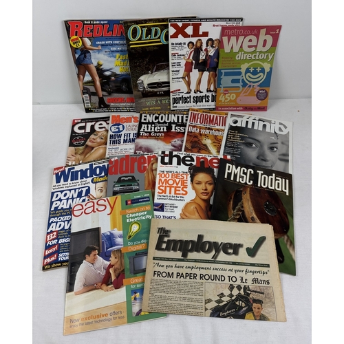 A collection of first issue and special issues of car, mens and sci-fi ...
