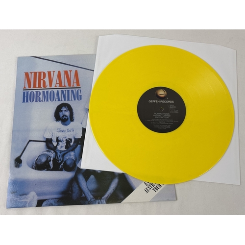 Nirvana - Hormoaning (Exclusive Australian '92 Tour EP) vinyl 6 track LP. Unofficial release yellow vinyl, on DGC (GEF 21711).