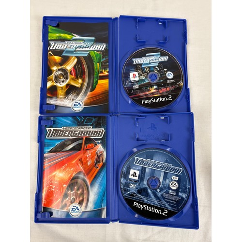 40 - 6 assorted Need For Speed racing games for the PlayStation 2 PS2, all complete with manuals. Compris... 