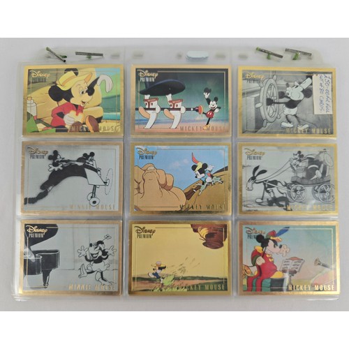 50 - A complete set of 80 Disney Premium trading cards from Skybox. To include 7 x Classic Movie Posters ... 