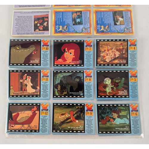 51 - An Australian exclusive complete base set of 150 Disney Classics trading cards & 25 poster stickers.... 