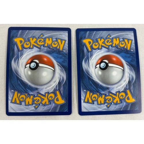 53 - 2 full art illustration rare Pokémon trading cards from Phantasmal Flames from the Mega Evolution er... 