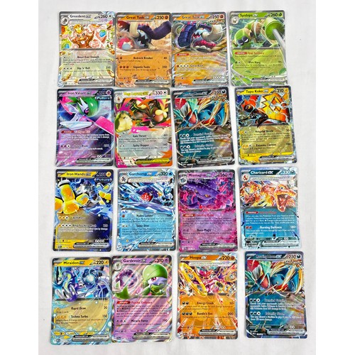 57 - 16 Pokémon EX trading cards, to include Charizard from Paldean Fates and Mismagius from Phantasmal F... 