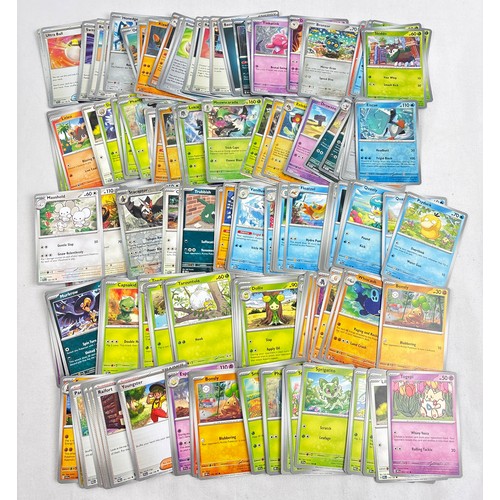 58 - Approx. 200 Pokémon trading cards from the Scarlet and Violet era. To include trainer, energy, 50 ho... 