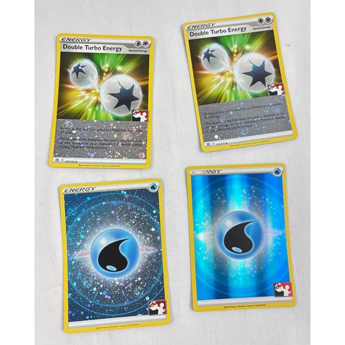 59 - Approx. 52 Holo and reverse holo Pokémon trainer and energy trading cards, all from the Sword & Shie... 