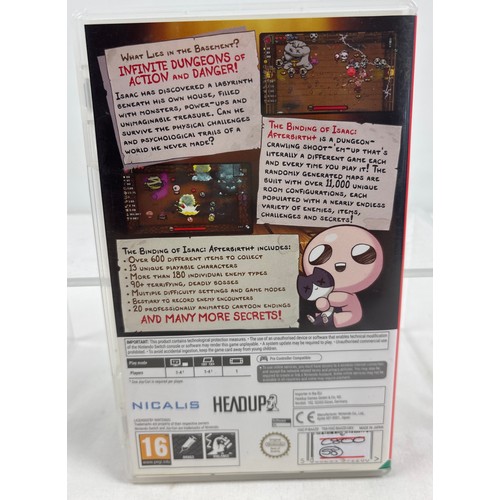 3 - The Binding Of Isaac: Afterbirth +, cased game for Nintendo Switch. Comes with instruction booklet a... 