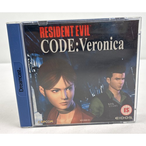 6 - Resident Evil Code: Veronica - game disc for Sega Dreamcast, from Capcom 2000. 2 discs, come in orig... 