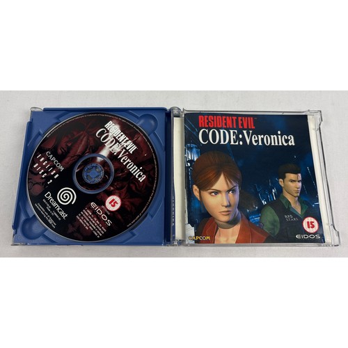 6 - Resident Evil Code: Veronica - game disc for Sega Dreamcast, from Capcom 2000. 2 discs, come in orig... 