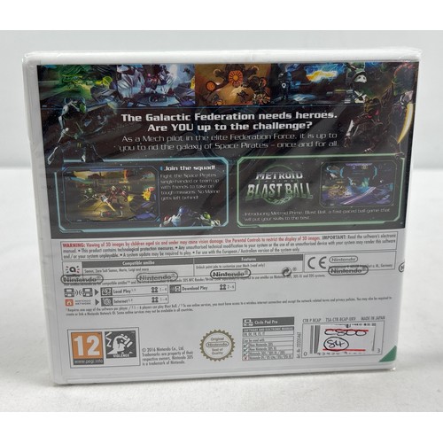 26 - Metroid Prime: Federation Force game for Nintendo 3DS, sealed & cellophane wrapped.