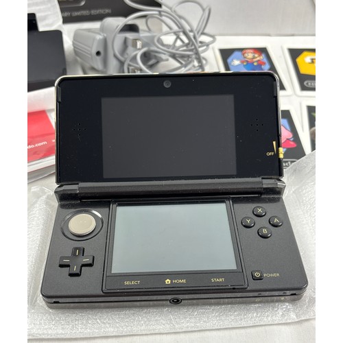 16 - A Nintendo 3DS The Legend Of Zelda 25th Anniversary Ltd Edition edition box set. Console in black wi... 