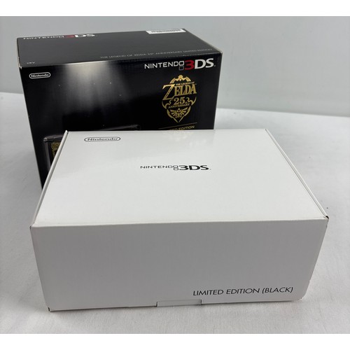 16 - A Nintendo 3DS The Legend Of Zelda 25th Anniversary Ltd Edition edition box set. Console in black wi... 