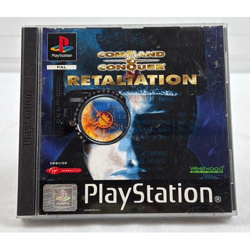 28 - Command & Conquer - Retaliation, Playstation 1 game. Complete with 2 discs and manual. Case in good ... 