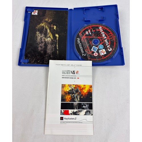 30 - Silent Hill 3 - cased game disc for PlayStation 2, from Konami. Comes with manual.