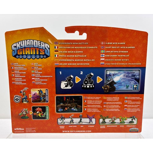 32 - Carded & sealed Skylanders Giants Dragonfire Cannon Battle Pack. Comes with Chop Chop & Shroomboom p... 