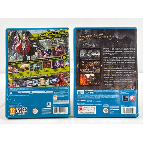 29 - 2 cased Wii U game discs with manuals. Tokyo Mirage Sessions #FE together with Darksiders Warmastere... 
