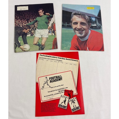 78 - 3 vintage early 1970's first issue #1 Football magazines. Jimmy Hill's Sign-On and Star Choice month... 