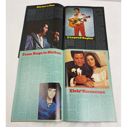 93 - Farewell To Elvis Special Memorial Issue poster magazines #1 & 2, published in 1977 following the de... 