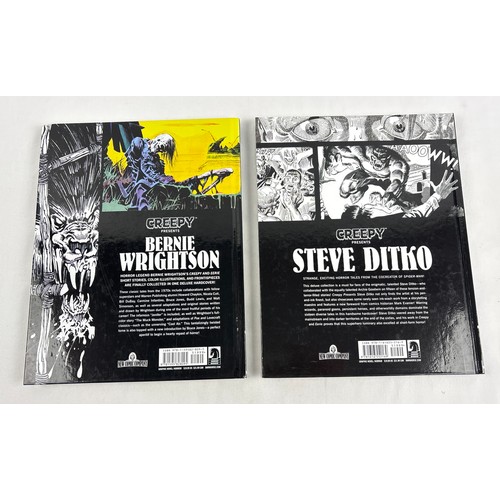 105 - Creepy Presents - Bernie Wrightson & Steve Ditko, 2 hardcover books from Dark Horse Comics. Containi... 