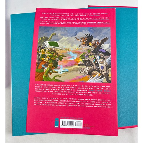 113 - Saga - hardcover graphic novel Books 1 - 3 from Image Comics. Written by Brian K. Vaughan and illust... 