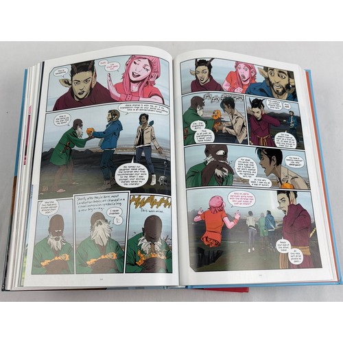 113 - Saga - hardcover graphic novel Books 1 - 3 from Image Comics. Written by Brian K. Vaughan and illust... 