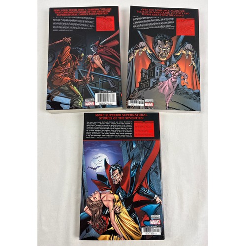 117 - The Tomb Of Dracula - The Complete Collection from Marvel Comics, Volumes 1 - 3 softcover comic book... 
