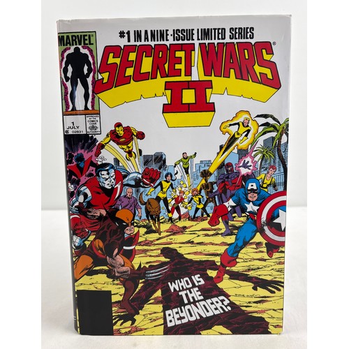 124 - Secret Wars II - out of print bumper hardcover Omnibus graphic novel from Marvel Comics by Jim Shoot... 