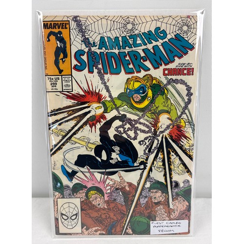130 - The Amazing Spider-Man volume 1 comic book #299 'Survival of the Hittist!' from Marvel Comics, April... 