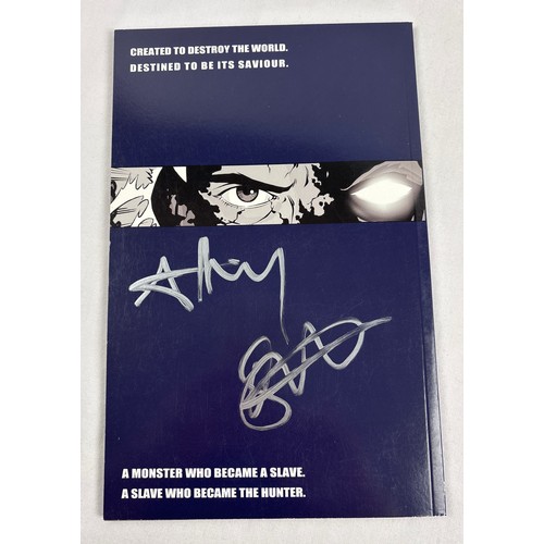 139 - The Hunter - Autographed complete limited mini series, Issues #1 - 4 from Dare Comics. British comic... 
