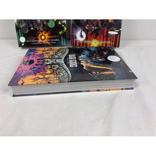 149 - Black Science 10th Anniversary Deluxe Hardcover set - volumes 1 - 3 from Image Comics. Science Ficti... 